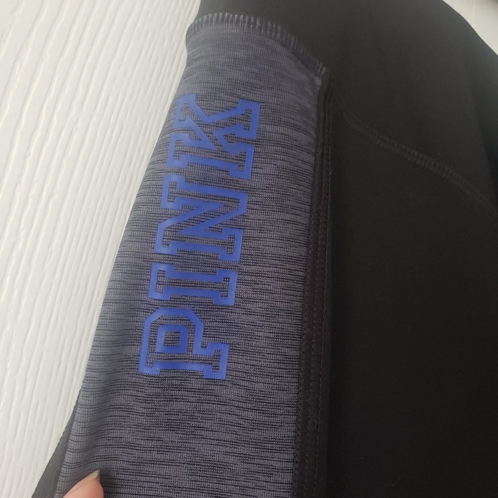 PINK Victoria's Secret Black And Gray Leggings FL Gators Logo Orange And Blue - Picture 5 of 9